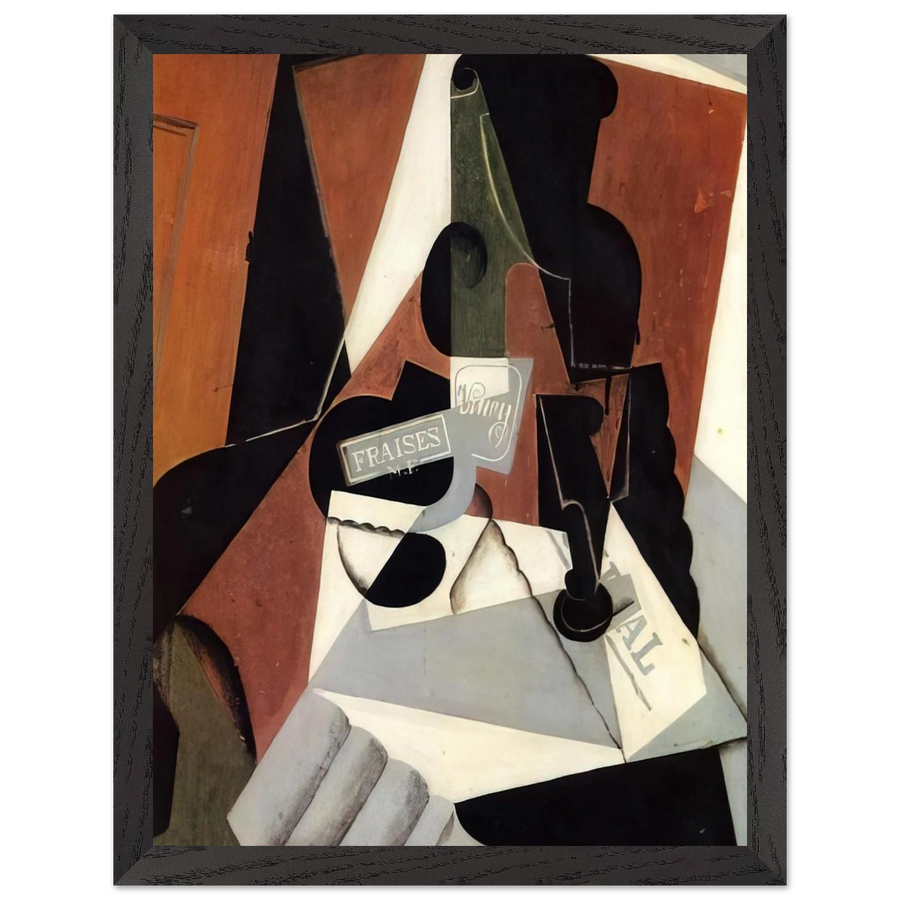 STRAWBERRY JAM 1917 by Juan Gris — Framed art print at Zephyeer
