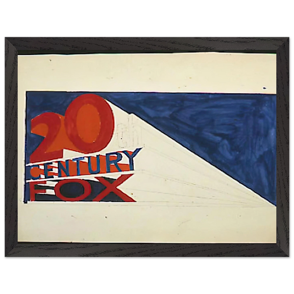 TRADEMARK 6 1962 by Edward Ruscha — Framed art print at Zephyeer