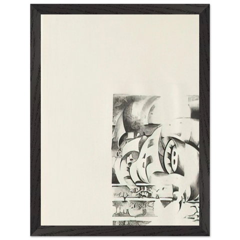 ELEVENTH STONE 1970 by Lee Bontecou — Framed art print at Zephyeer
