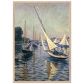 REGATTA AT ARGENTEUIL 1893 by Gustave Caillebotte — Framed art print at Zephyeer