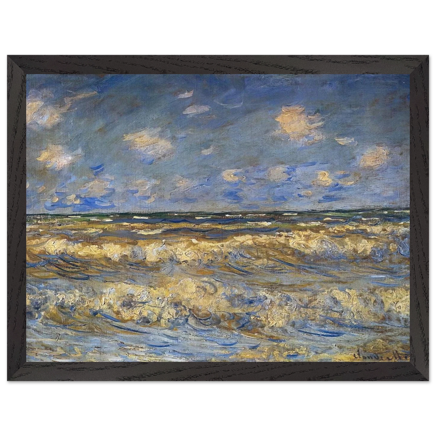 Rough Sea by Claude Monet — Framed art print at Zephyeer