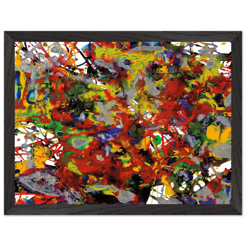 Untitled  SFP94-29  SFF 1708 é'" by Sam Francis — Framed art print at Zephyeer
