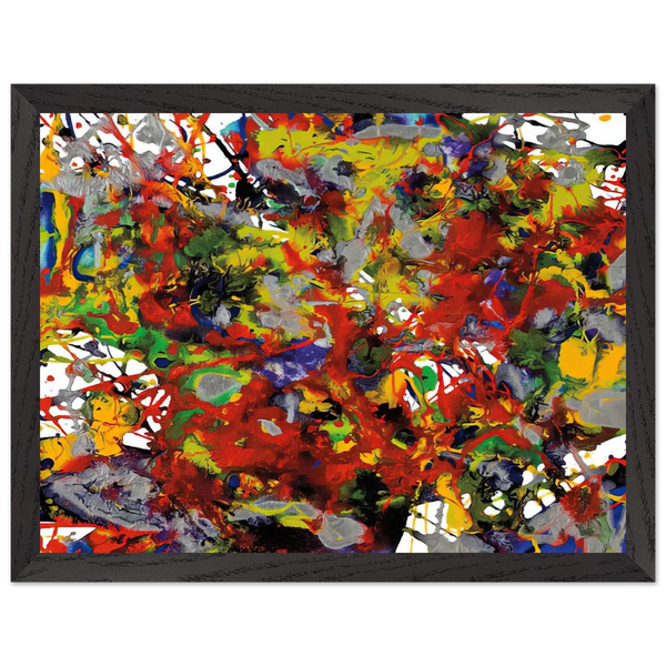 Untitled  SFP94-29  SFF 1708 é'" by Sam Francis — Framed art print at Zephyeer