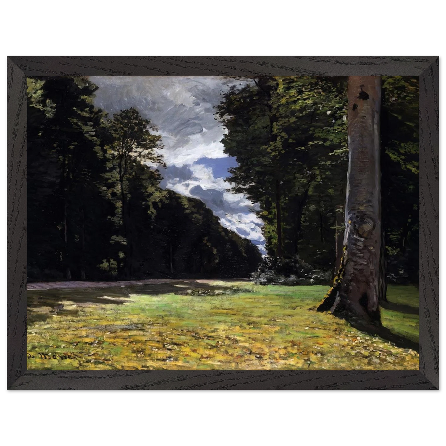 The Pave de Chailly in the Fontainbleau Forest by Claude Monet — Framed art print at Zephyeer