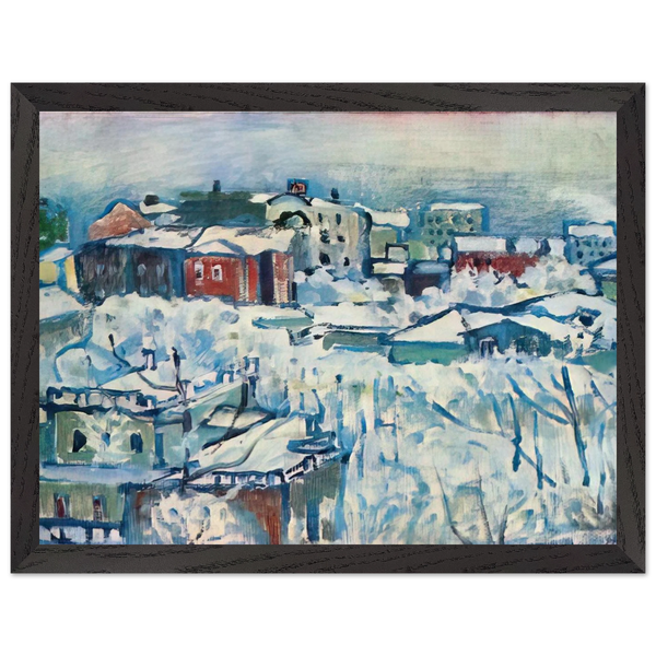 MOSCOW SMOLENSKY BOULEVARD STUDY 1916 by Wassily Kandinsky — Framed art print at Zephyeer