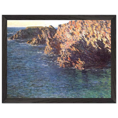 The Grotto of Port-Domois by Claude Monet — Framed art print at Zephyeer