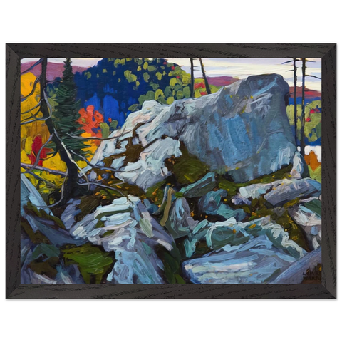 Autumn Batchewana - 1918 by Lawren Harris — Framed art print at Zephyeer