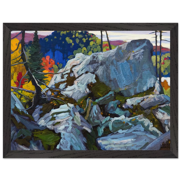 Autumn Batchewana - 1918 by Lawren Harris — Framed art print at Zephyeer