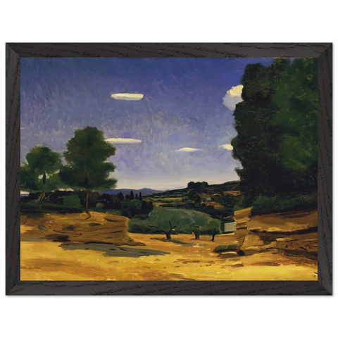 LANDSCAPE PROVENCE 1925 by Andre Derain — Framed art print at Zephyeer