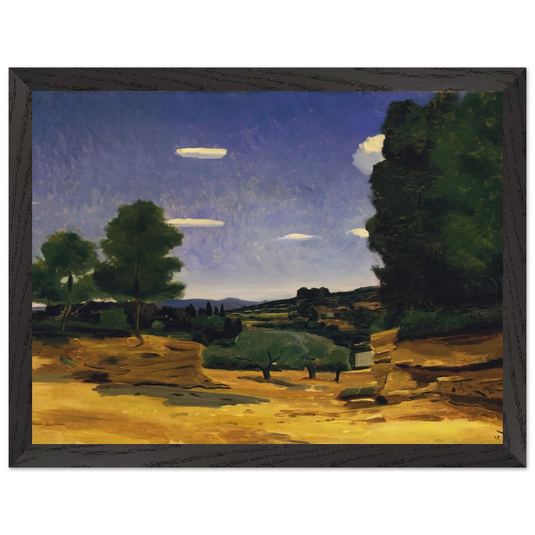 LANDSCAPE PROVENCE 1925 by Andre Derain — Framed art print at Zephyeer