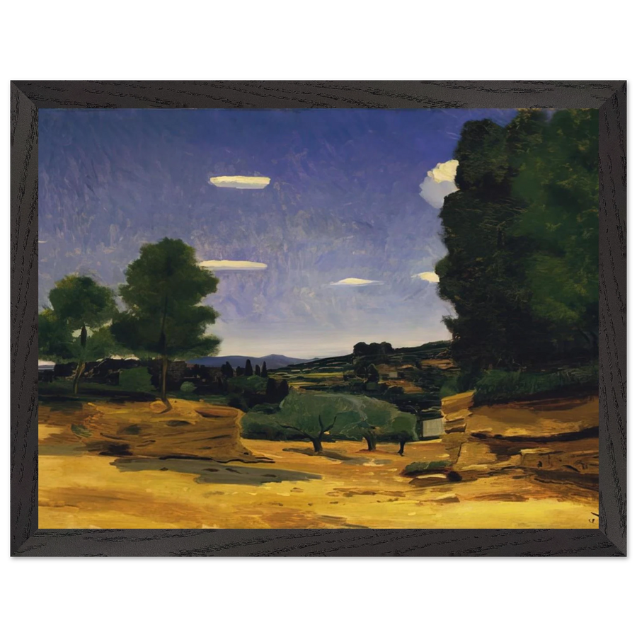 LANDSCAPE PROVENCE 1925 by Andre Derain — Framed art print at Zephyeer