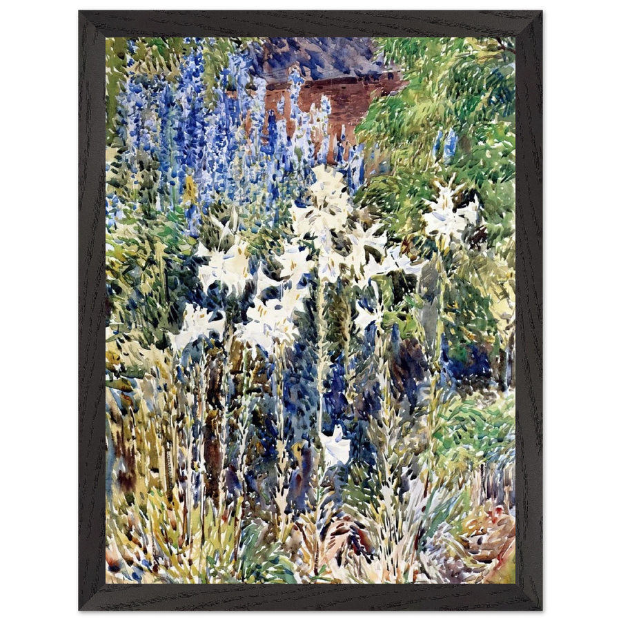 Flower Garden by Childe Hassam — Framed art print at Zephyeer