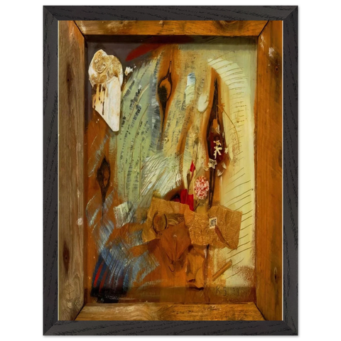 MERZBILD ALF 1939 by Kurt Schwitters — Framed art print at Zephyeer