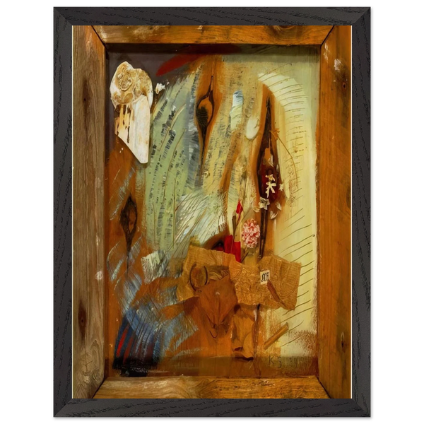MERZBILD ALF 1939 by Kurt Schwitters — Framed art print at Zephyeer
