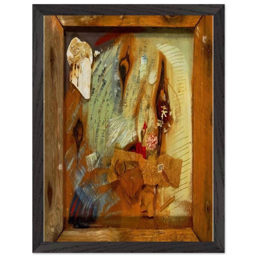 MERZBILD ALF 1939 by Kurt Schwitters — Framed art print at Zephyeer