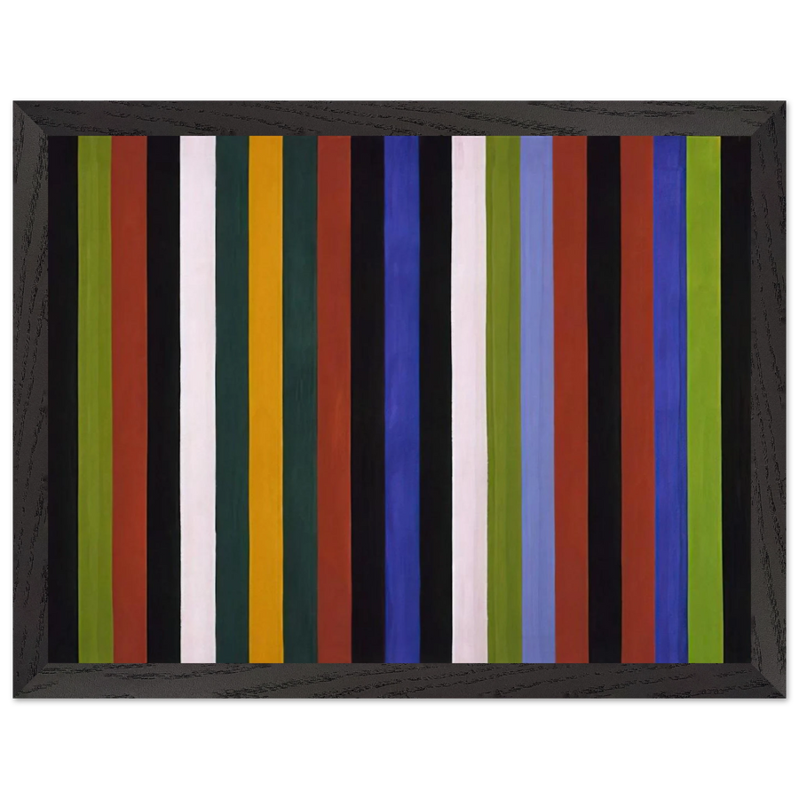 Hot Beat - 1964 by Gene Davis — Framed art print at Zephyeer