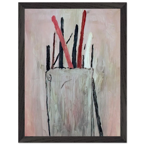 BRUSHES 1969 by Philip Guston — Framed art print at Zephyeer