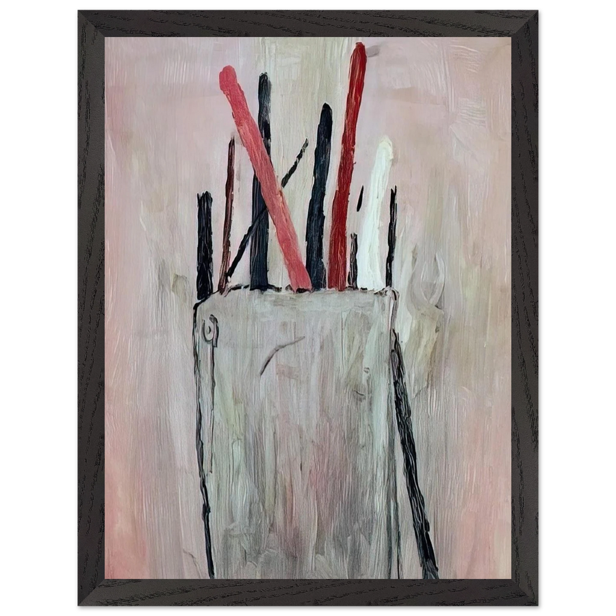 BRUSHES 1969 by Philip Guston — Framed art print at Zephyeer