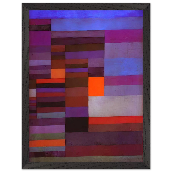 FIRE EVENING 1929 by Paul Klee — Framed art print at Zephyeer