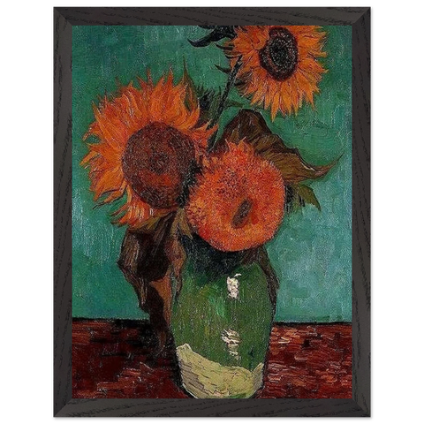 Sunflowers by Vincent van Gogh — Framed art print at Zephyeer