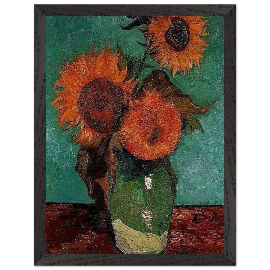 Sunflowers by Vincent van Gogh — Framed art print at Zephyeer