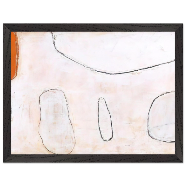 Orange and White - 1962 by William Scott — Framed art print at Zephyeer
