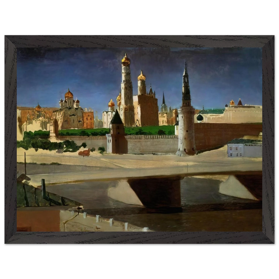 View of the Kremlin from the Zamoskvorechye District by Arkhyp Kuindzhi — Framed art print at Zephyeer