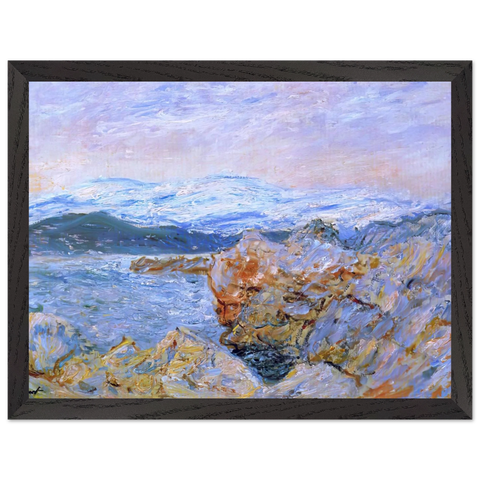 The Gulf Juan at Antibes by Claude Monet — Framed art print at Zephyeer
