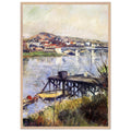 THE ARGENTEUIL BRIDGE by Gustave Caillebotte — Framed art print at Zephyeer