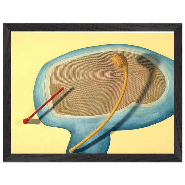 LEGS OF A WALKING BALL 1965 by Eva Hesse — Framed art print at Zephyeer