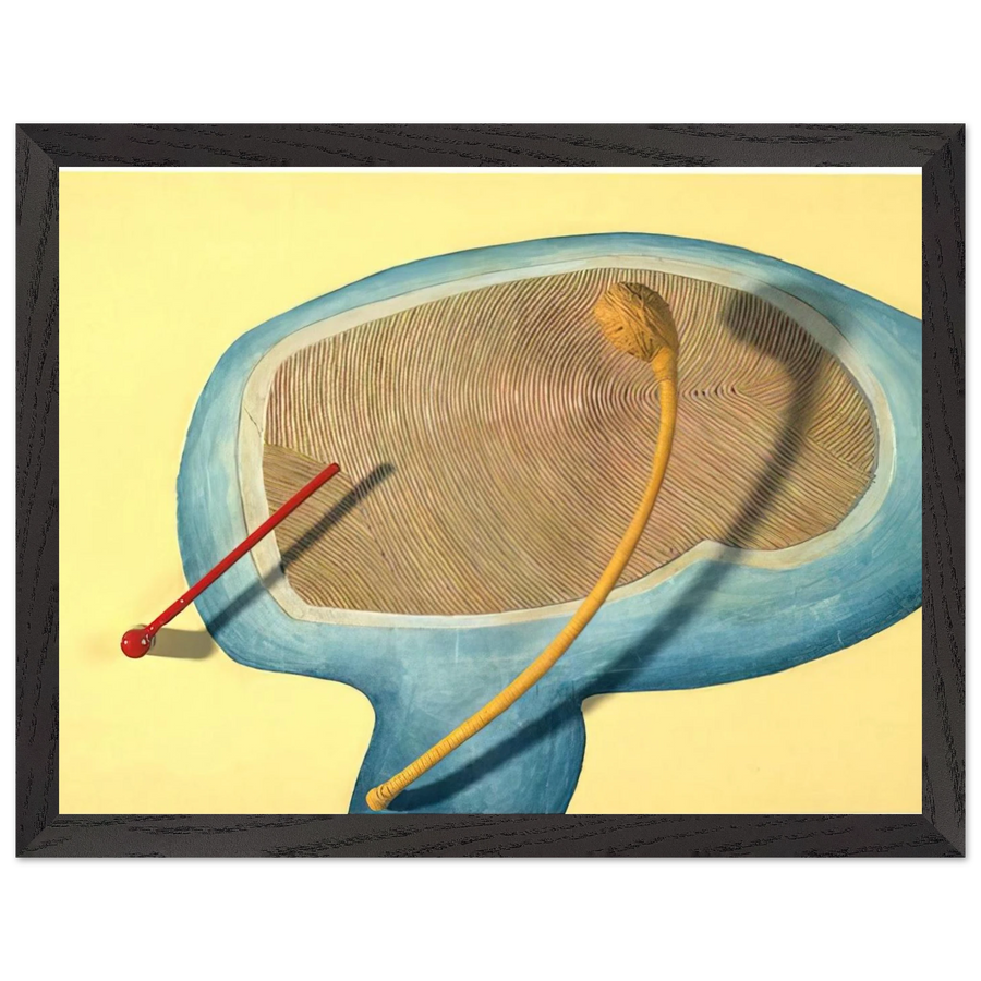 LEGS OF A WALKING BALL 1965 by Eva Hesse — Framed art print at Zephyeer