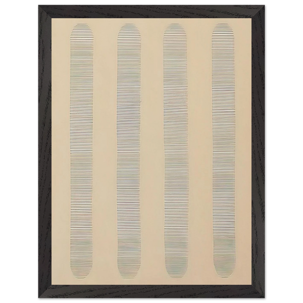 Columns by Agnes Martin — Framed art print at Zephyeer
