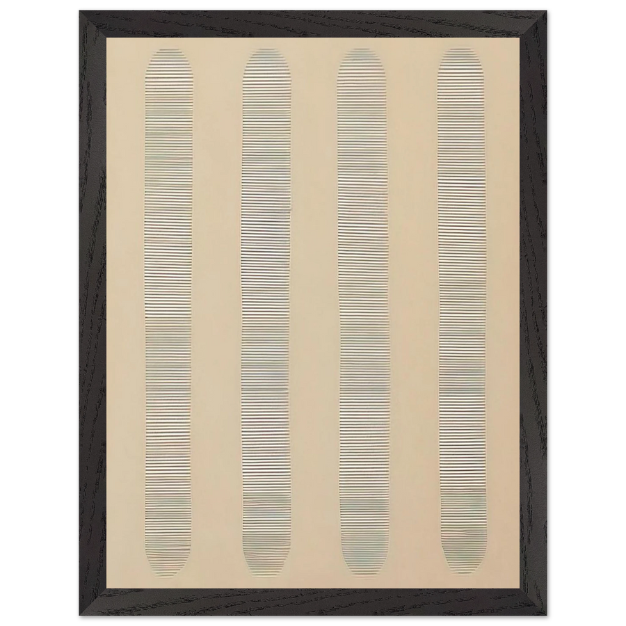 Columns by Agnes Martin — Framed art print at Zephyeer