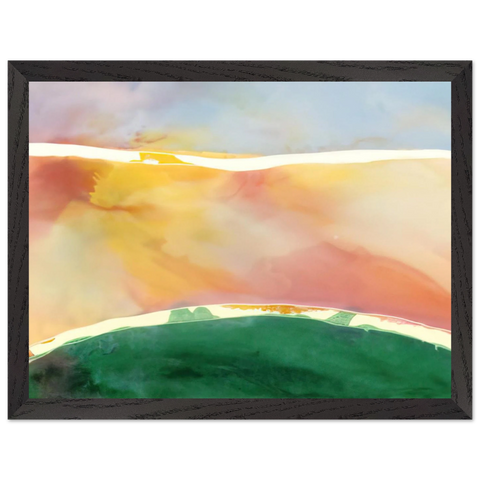 Bay Breeze - 1969 by Ronnie Landfield — Framed art print at Zephyeer