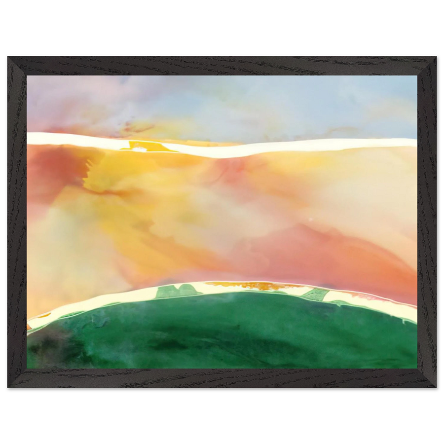 Bay Breeze - 1969 by Ronnie Landfield — Framed art print at Zephyeer
