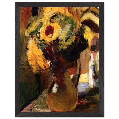 BOUQUET OF SUNFLOWERS 1897 by Henri Matisse — Framed art print at Zephyeer