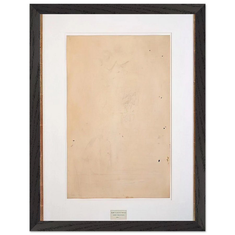 ERASED DE KOONING 1953 by Robert Rauschenberg — Framed art print at Zephyeer