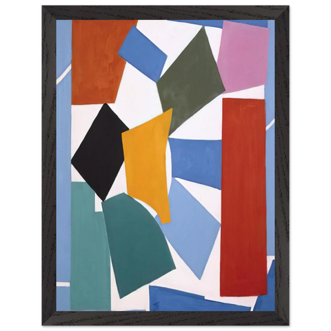 WATUSI HARD EDGE 1963 by Alma Woodsey Thomas — Framed art print at Zephyeer