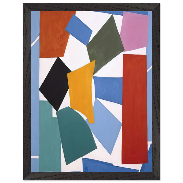 WATUSI HARD EDGE 1963 by Alma Woodsey Thomas — Framed art print at Zephyeer