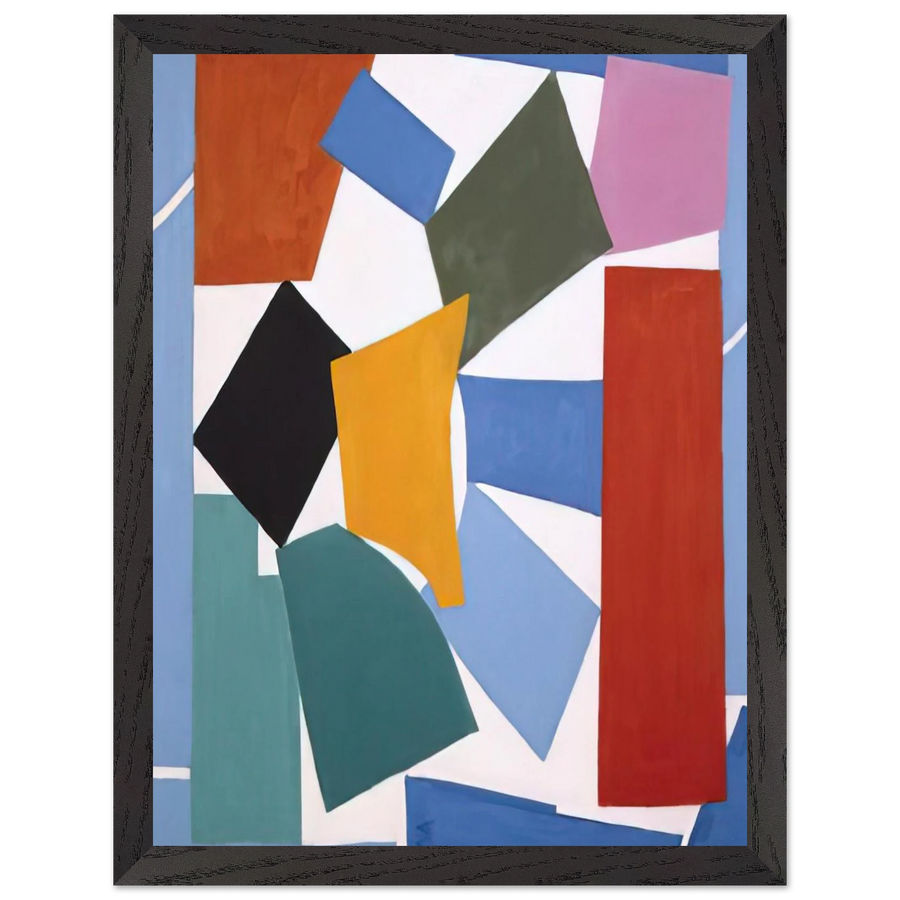 WATUSI HARD EDGE 1963 by Alma Woodsey Thomas — Framed art print at Zephyeer