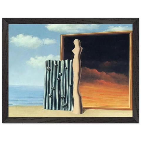 COMPOSITION ON A SEASHORE 1935 by Rene Magritte — Framed art print at Zephyeer