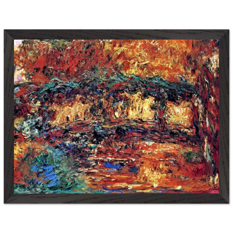 The Japanese Bridge 7 by Claude Monet — Framed art print at Zephyeer