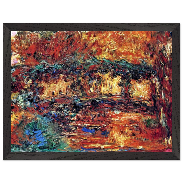 The Japanese Bridge 7 by Claude Monet — Framed art print at Zephyeer