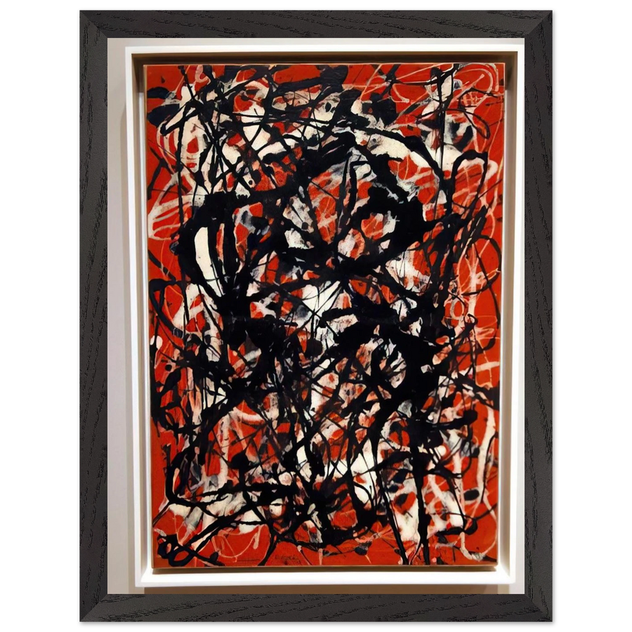 FREE FORM 1946 by Jackson Pollock — Framed art print at Zephyeer