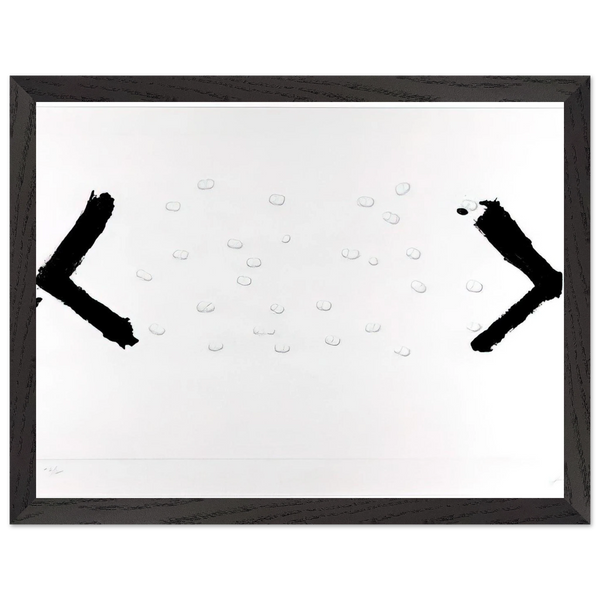 LES HARICOTS 1969 by Antoni Tapies — Framed art print at Zephyeer
