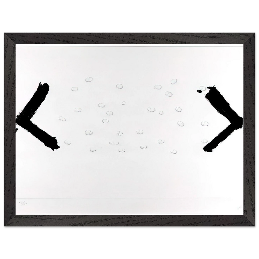 LES HARICOTS 1969 by Antoni Tapies — Framed art print at Zephyeer