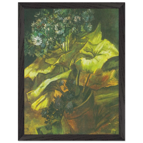 Flower Pot with Asters by Vincent van Gogh — Framed art print at Zephyeer
