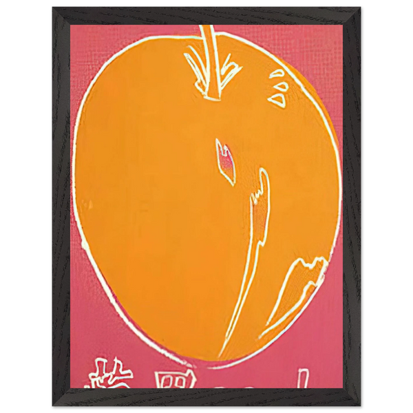 Apple by Andy Warhol — Framed art print at Zephyeer