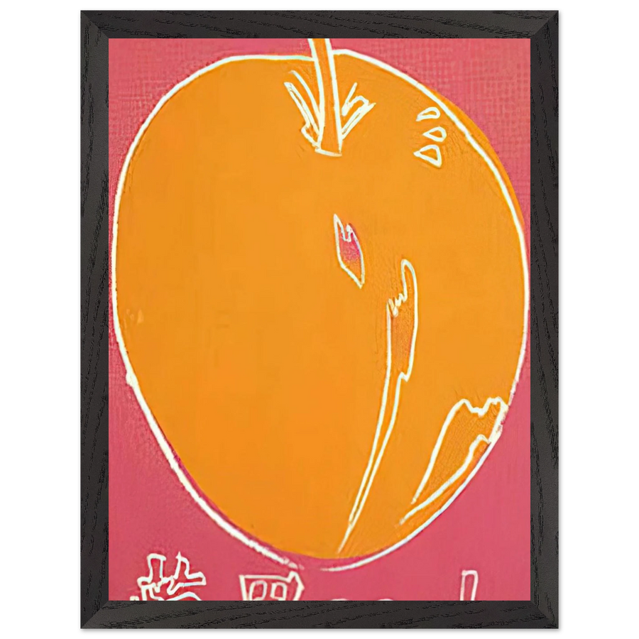Apple by Andy Warhol — Framed art print at Zephyeer