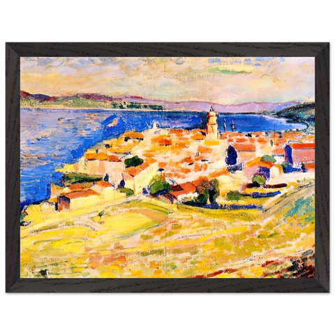 VIEW OF SAINT TROPEZ 1904 by Henri Matisse — Framed art print at Zephyeer